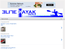 Tablet Screenshot of kayakdeals.net